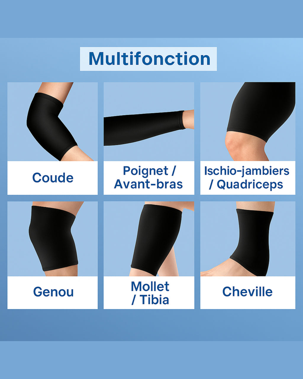 Manchon chaud/froid réutilisable – Compression 360°