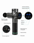 Pistolet de massage – 30 vitesses & grande autonomie