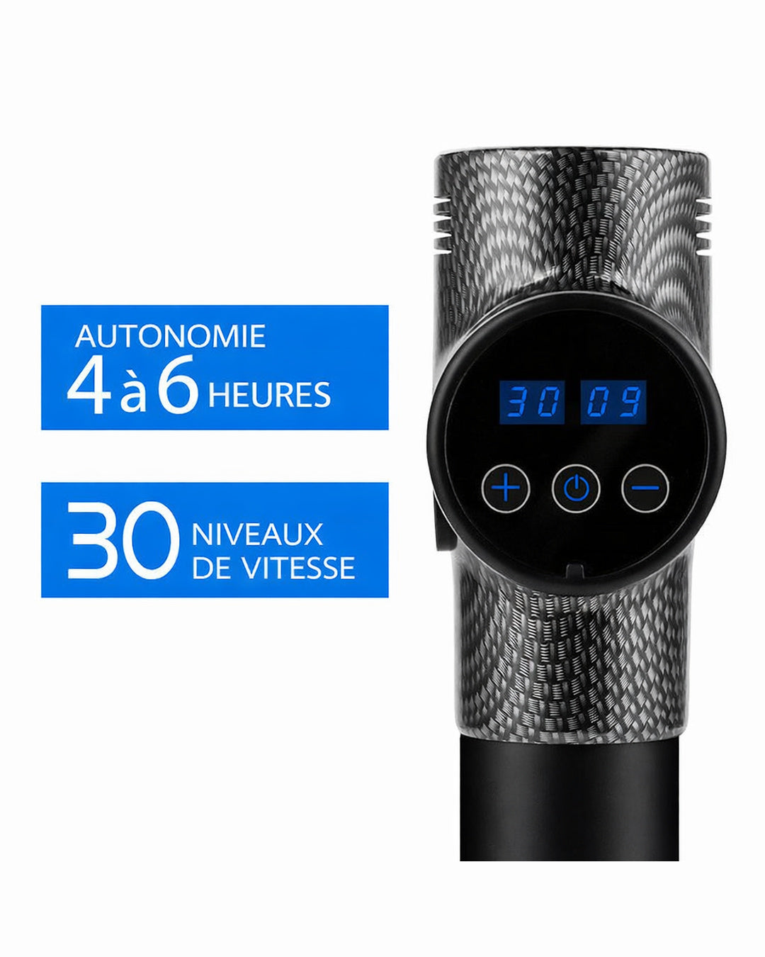 Pistolet de Massage Pro – 30 vitesses
