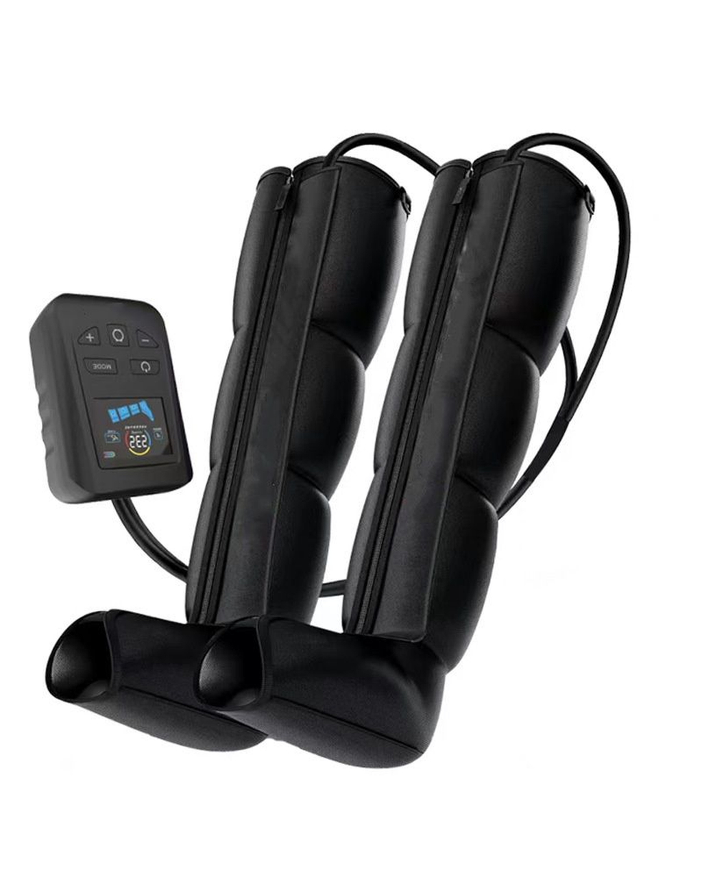 Bottes de compression d’air – 4 zones à pression réglable + sac à dos