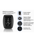 Bottes de compression d’air premium - 6 zones à pression réglable - Avec sac à dos