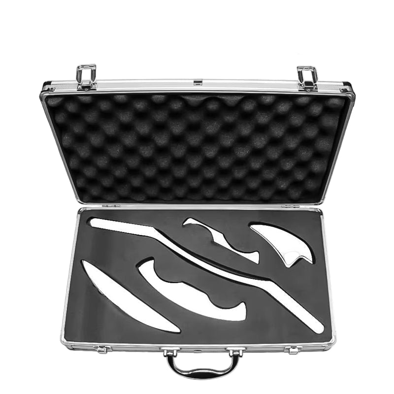 Kit d’outils de massage en acier inoxydable (set)