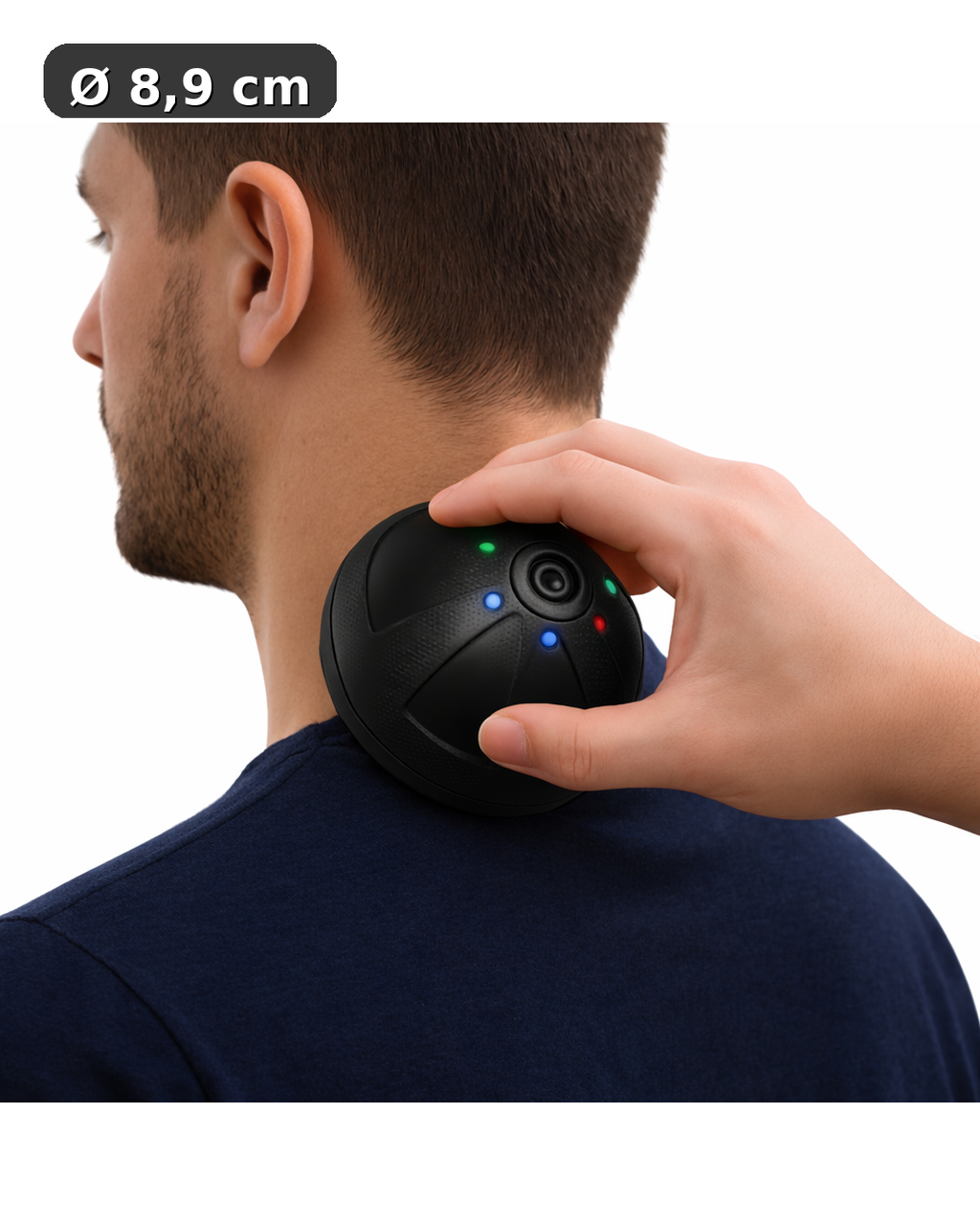 Balle vibrante rechargeable USB-C – 3 vitesses – Compacte