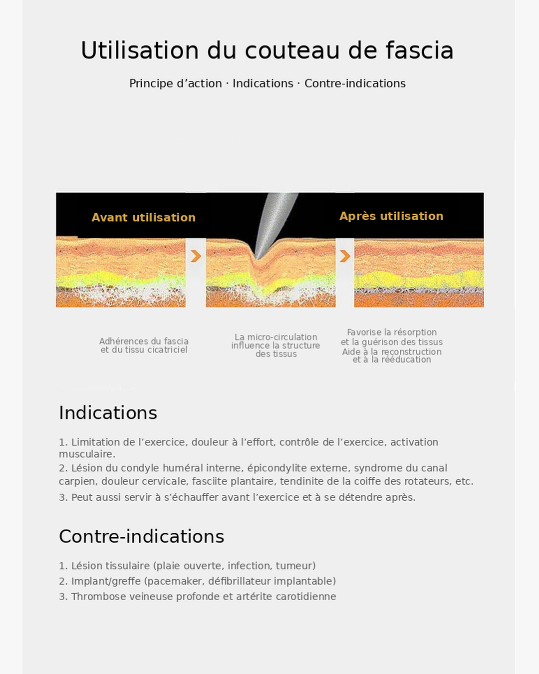 Kit d’outils de massage en acier inoxydable (5 pièces)