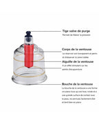 Kit de ventouses manuelles sous vide  (set)